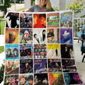 Hall Oates Quilt Blanket  Limited Quilt Blanket